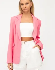 Ebby and I Jacket Pink