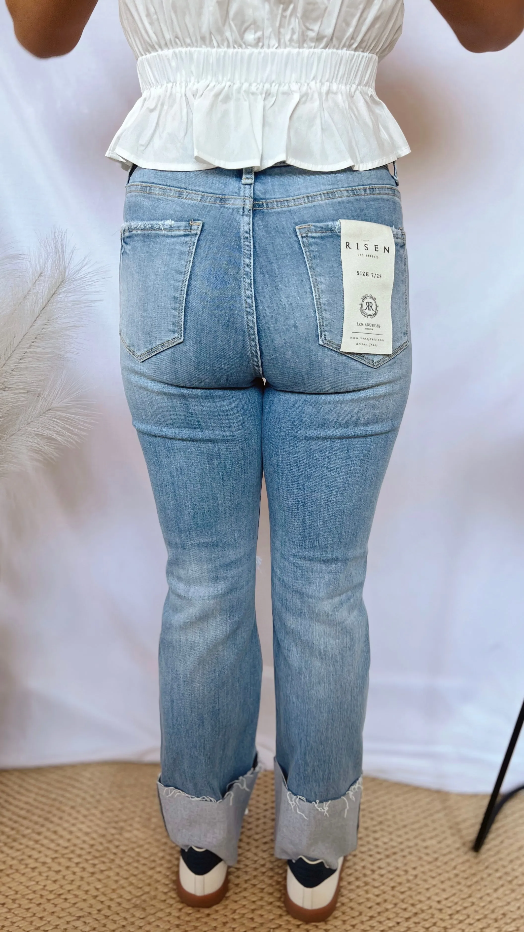 The Miss Me Cuff Jeans - Light Wash